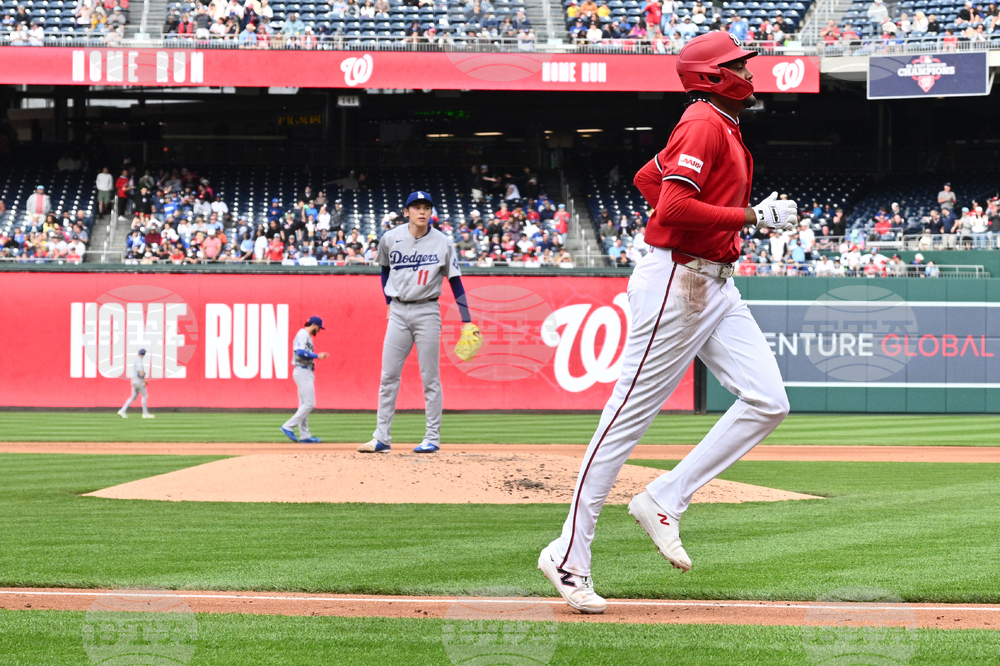 Dodgers Nationals Baseball