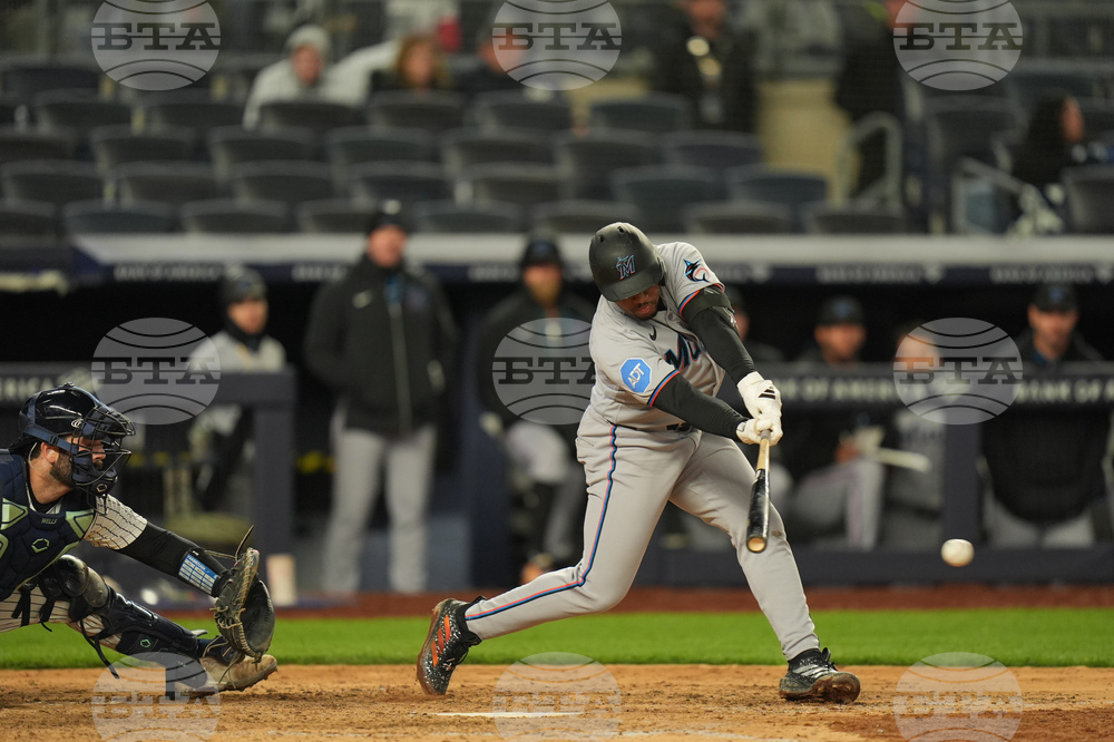 Marlins Yankees Baseball