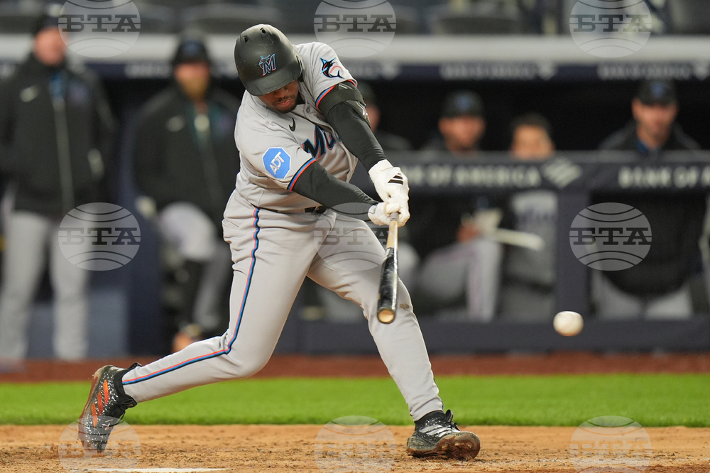 Marlins Yankees Baseball