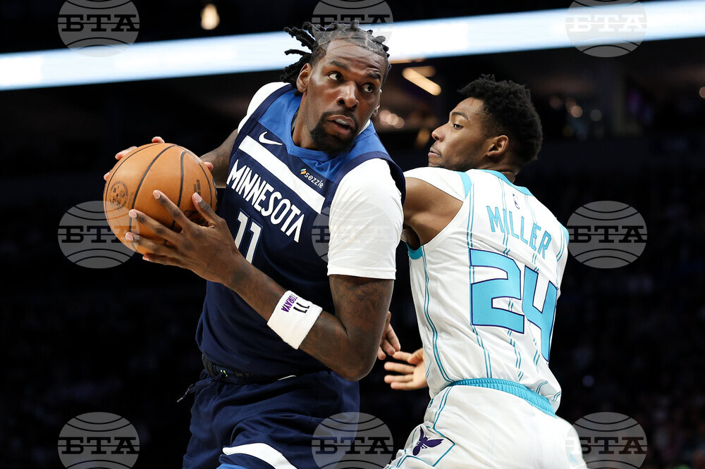 Hornets Timberwolves Basketball