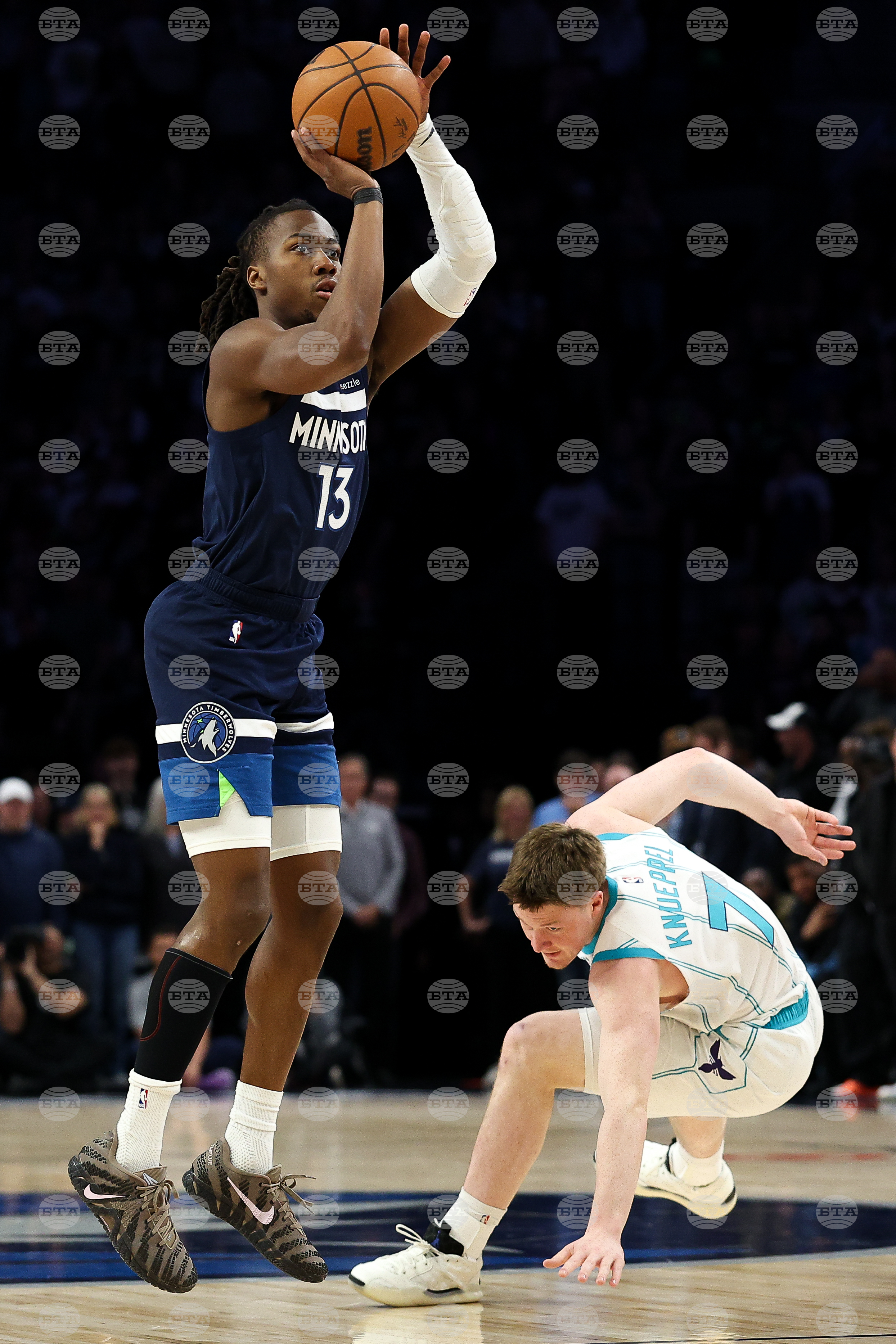 Hornets Timberwolves Basketball