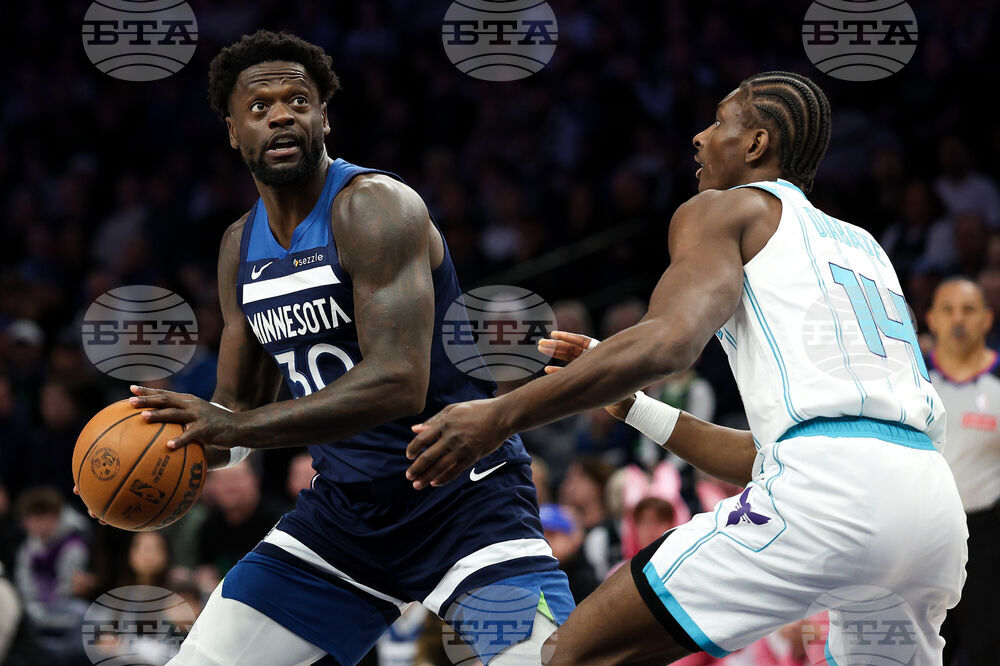 Hornets Timberwolves Basketball