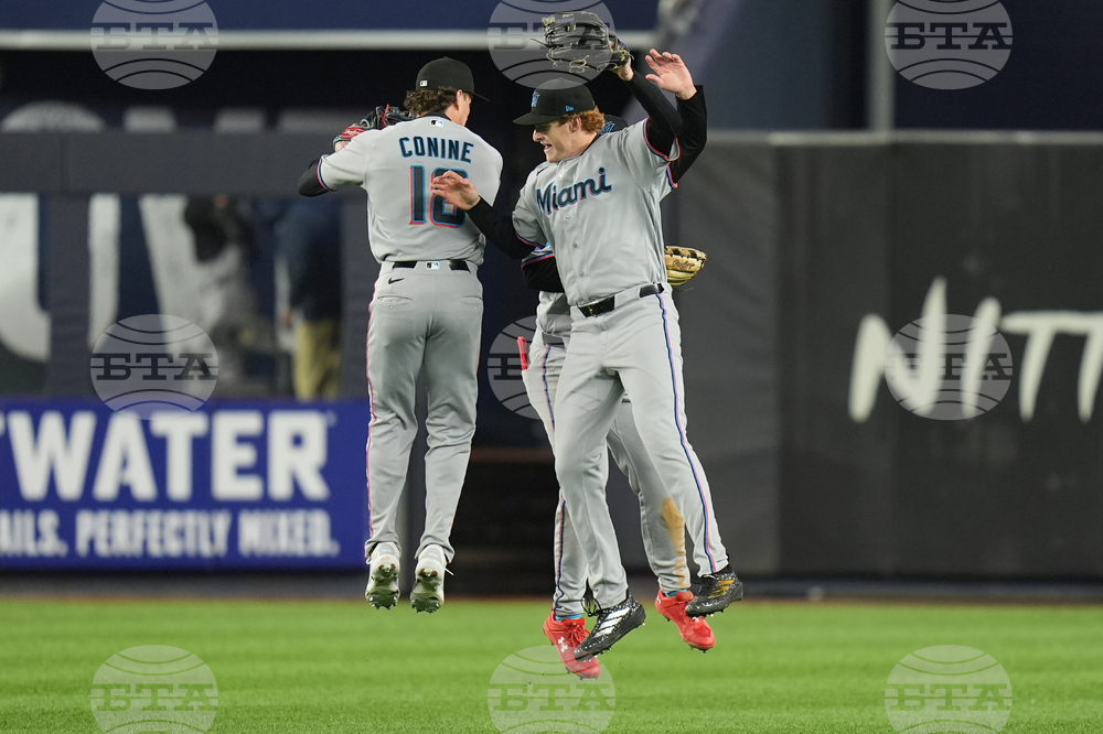 Marlins Yankees Baseball