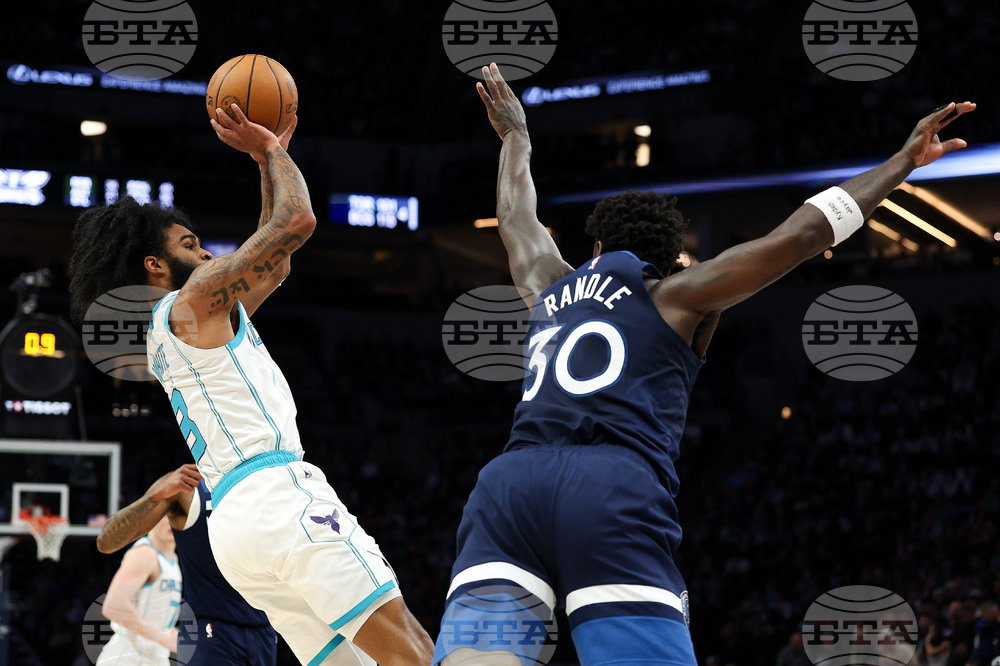 Hornets Timberwolves Basketball
