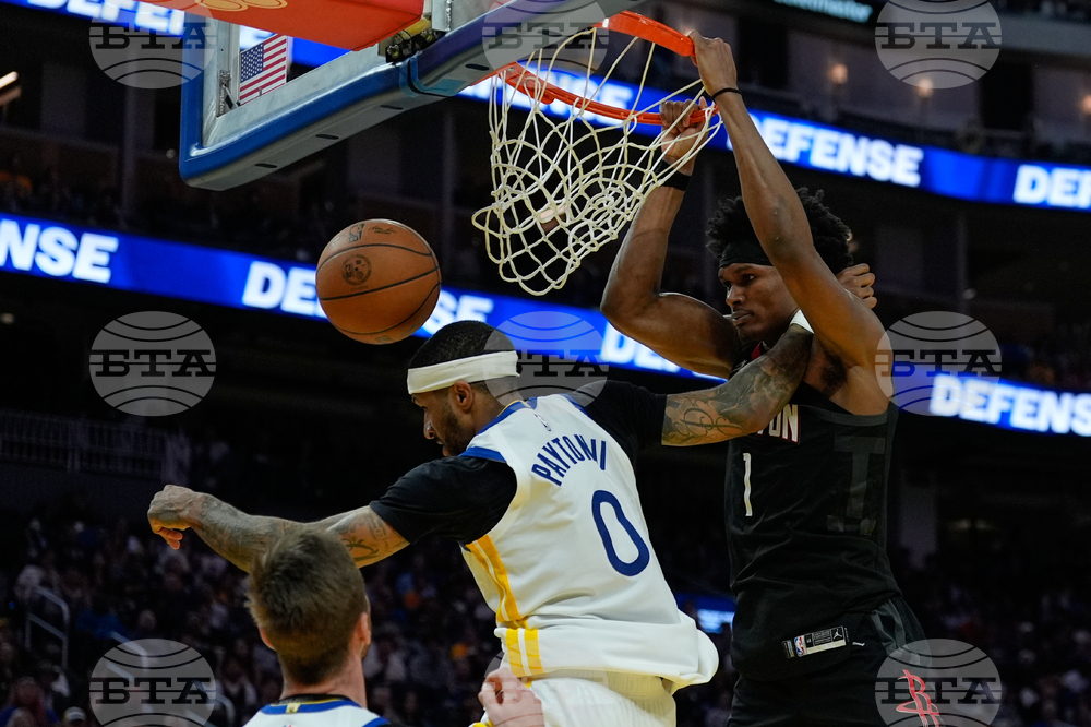 Rockets Warriors Basketball