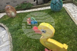 Петрич - къща-музей „Ванга“ - великденска украса