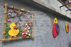 Петрич - къща-музей „Ванга“ - великденска украса