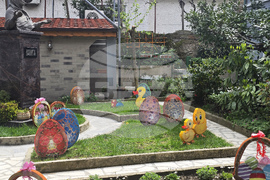 Петрич - къща-музей „Ванга“ - великденска украса