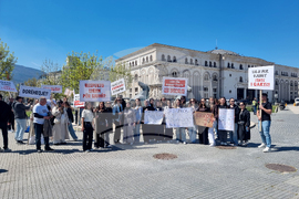 Северна Македония - Скопие - протестен марш