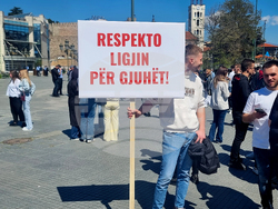 Северна Македония - Скопие - протестен марш