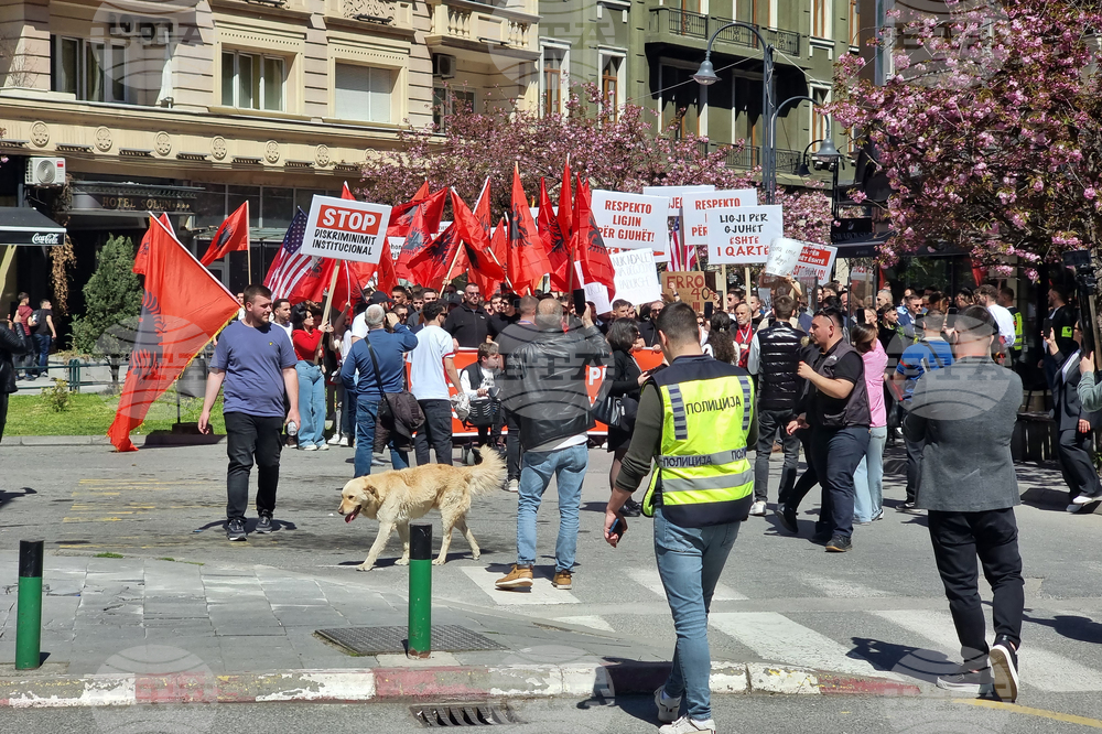 Северна Македония - Скопие - протестен марш