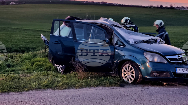 Една жена е загинала, а три са ранени при катастрофата по пътя Добрич - Силистра