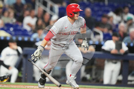 Reds Marlins Baseball