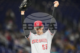 Reds Marlins Baseball