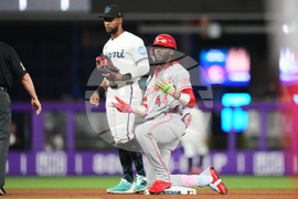 Reds Marlins Baseball