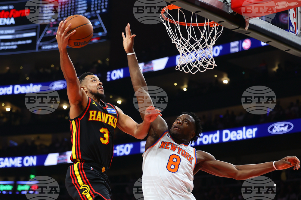 Knicks Hawks Basketball