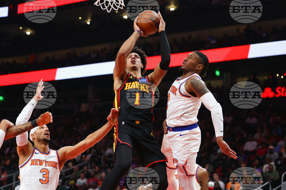 Knicks Hawks Basketball