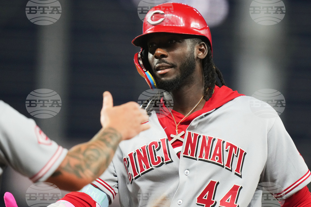 Reds Marlins Baseball