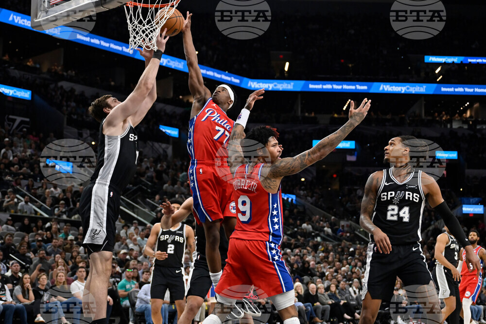 76ers Spurs Basketball