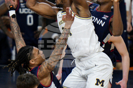 NCAA UConn Michigan Basketball