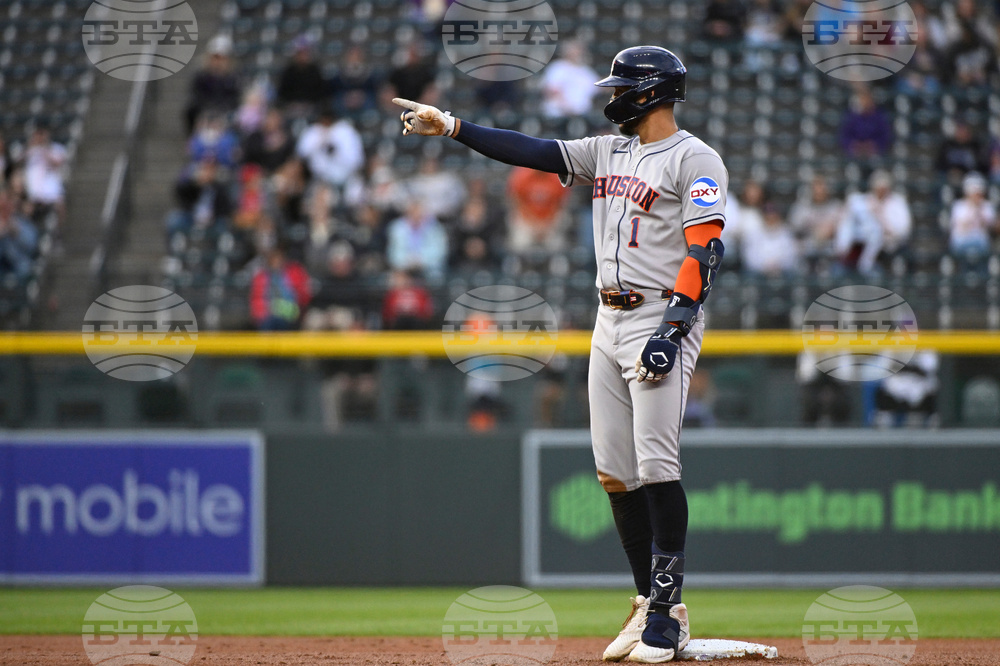 Astros Rockies Baseball
