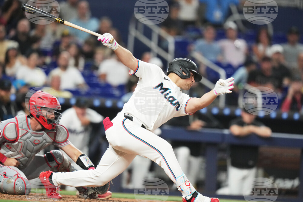 Reds Marlins Baseball