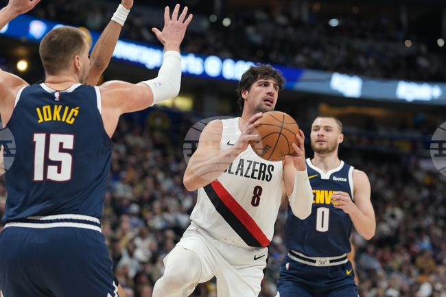 Trail Blazers Nuggets Basketball