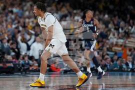 NCAA UConn Michigan Basketball