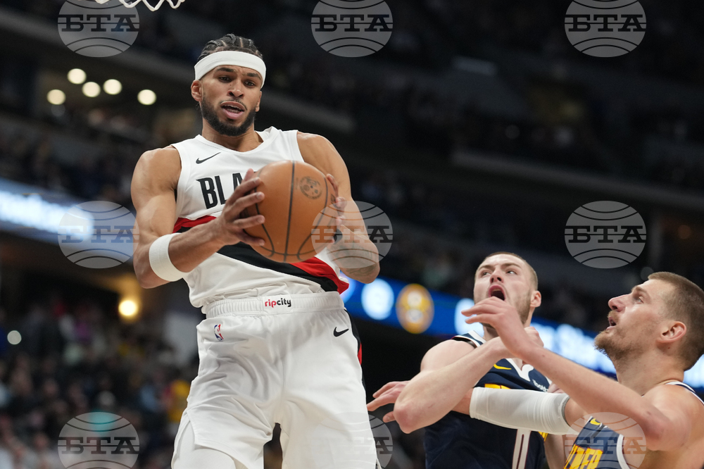 Trail Blazers Nuggets Basketball