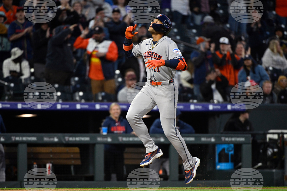 Astros Rockies Baseball