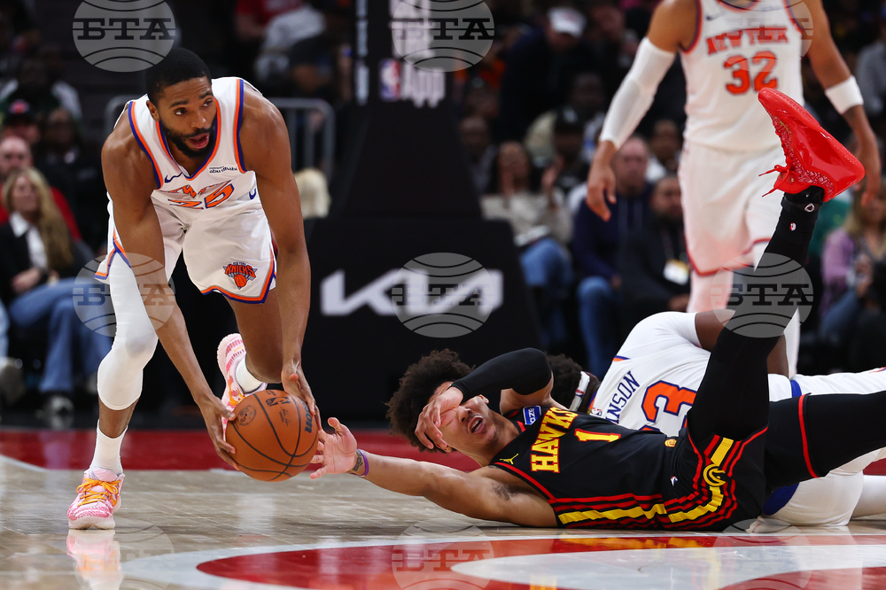 Knicks Hawks Basketball