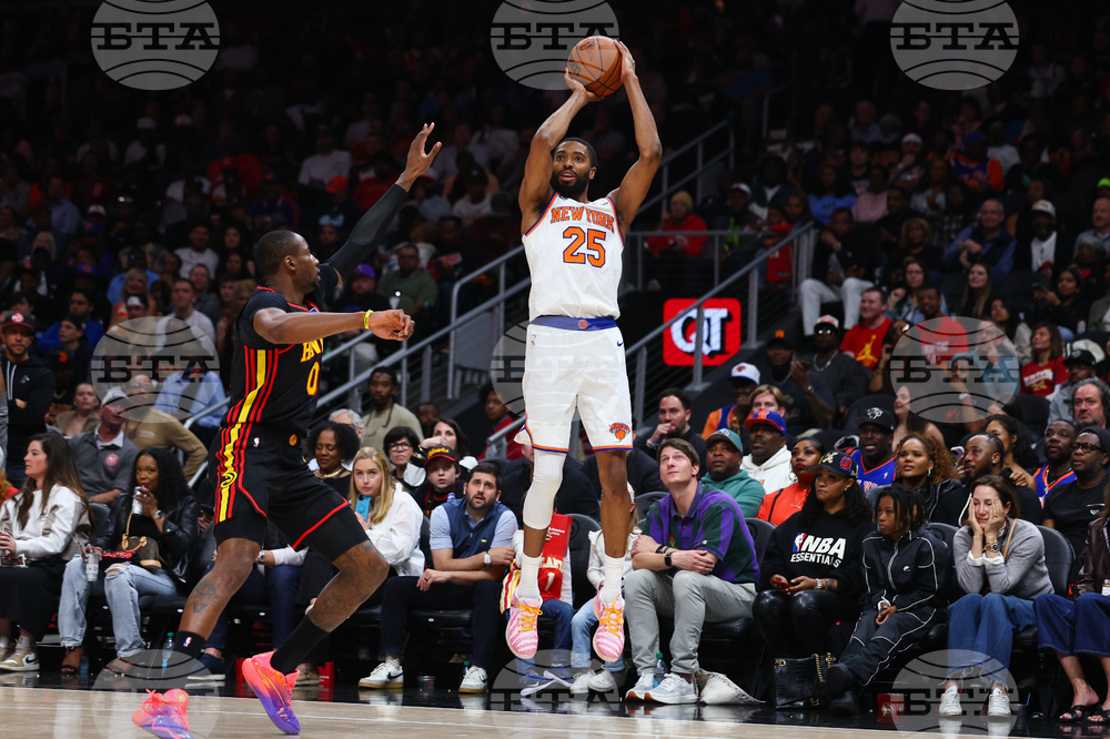 Knicks Hawks Basketball