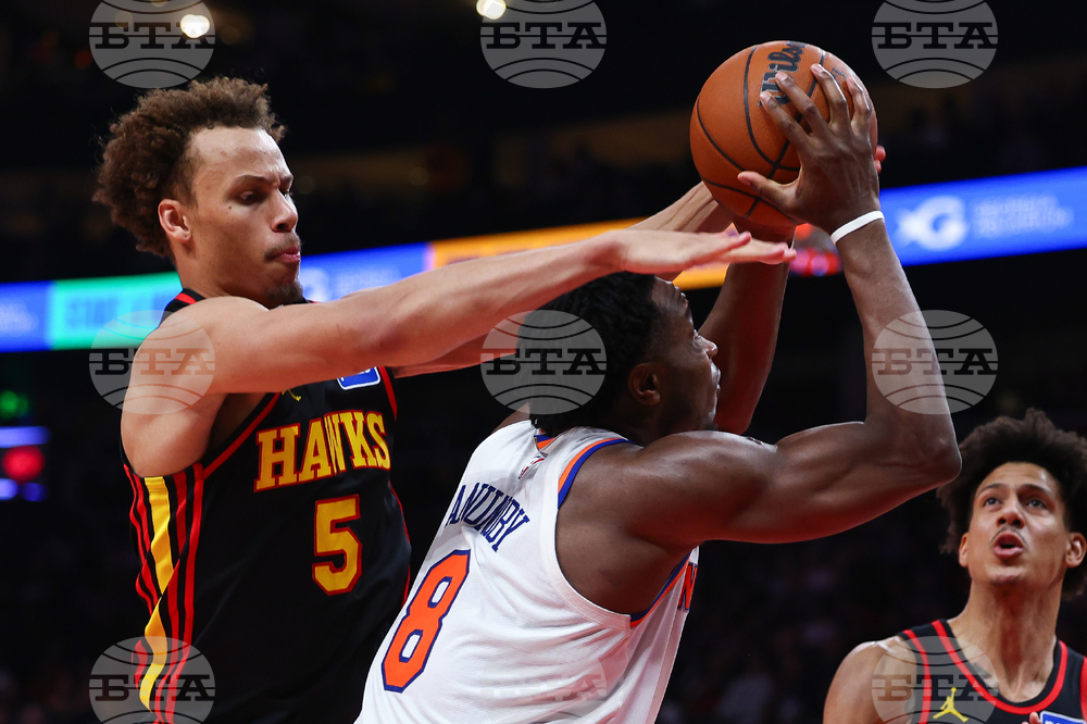 Knicks Hawks Basketball