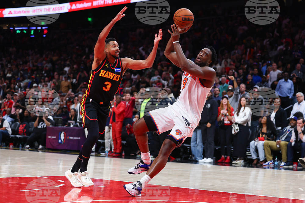 Knicks Hawks Basketball