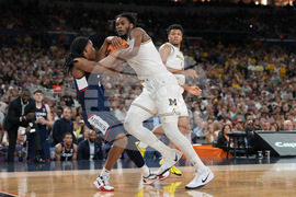 NCAA UConn Michigan Basketball