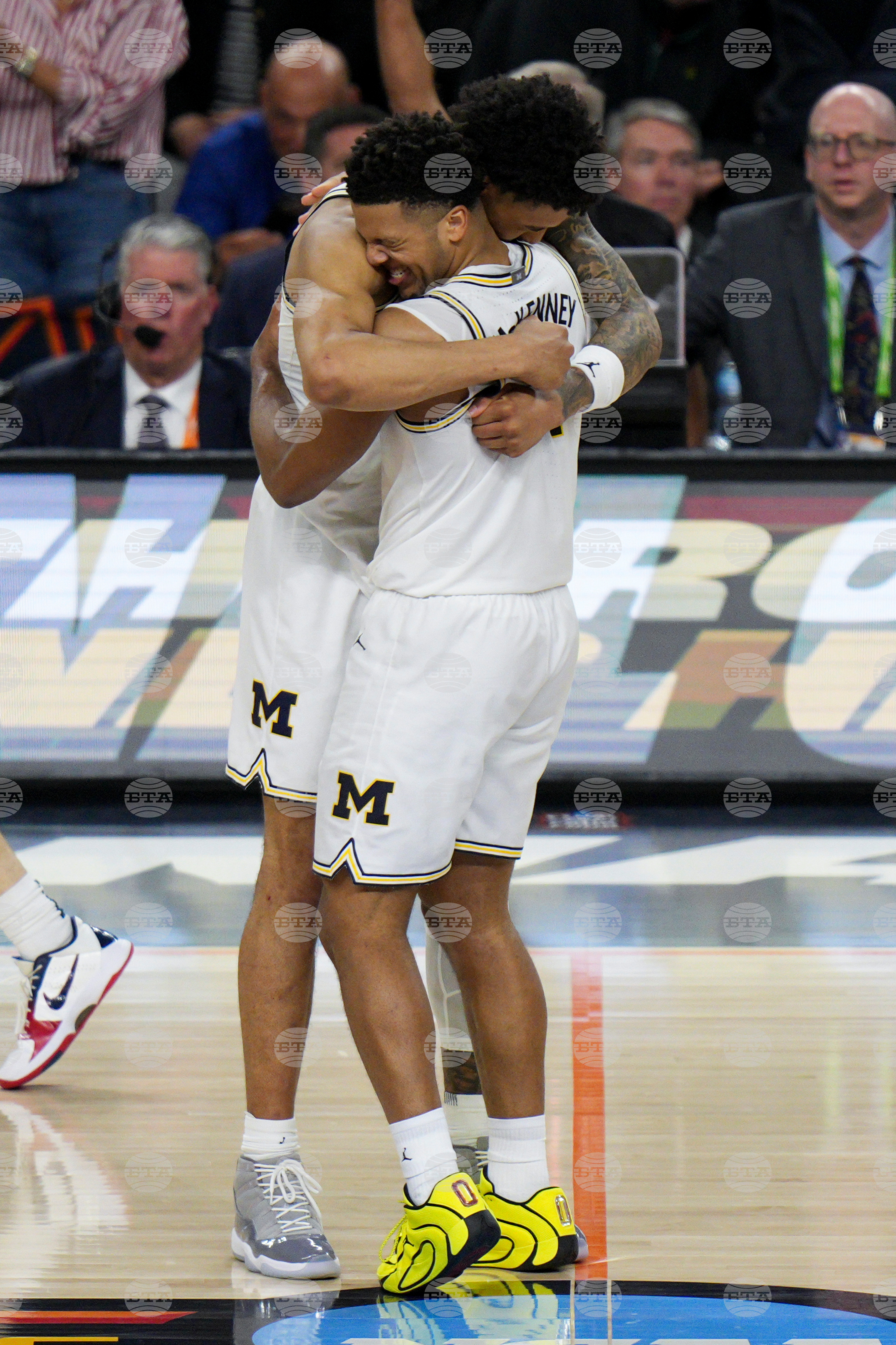 NCAA UConn Michigan Basketball