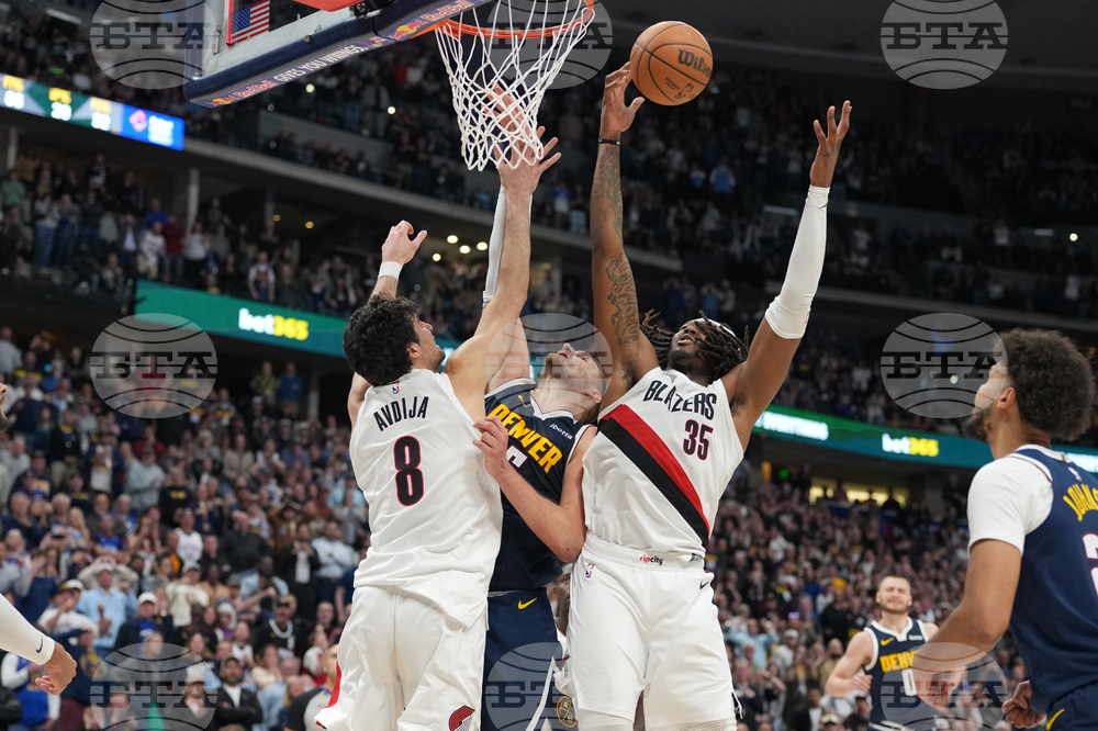 Trail Blazers Nuggets Basketball