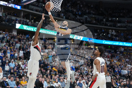 Trail Blazers Nuggets Basketball