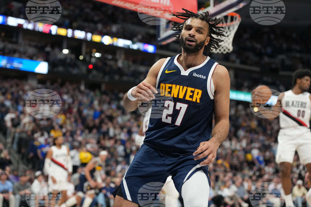 Trail Blazers Nuggets Basketball