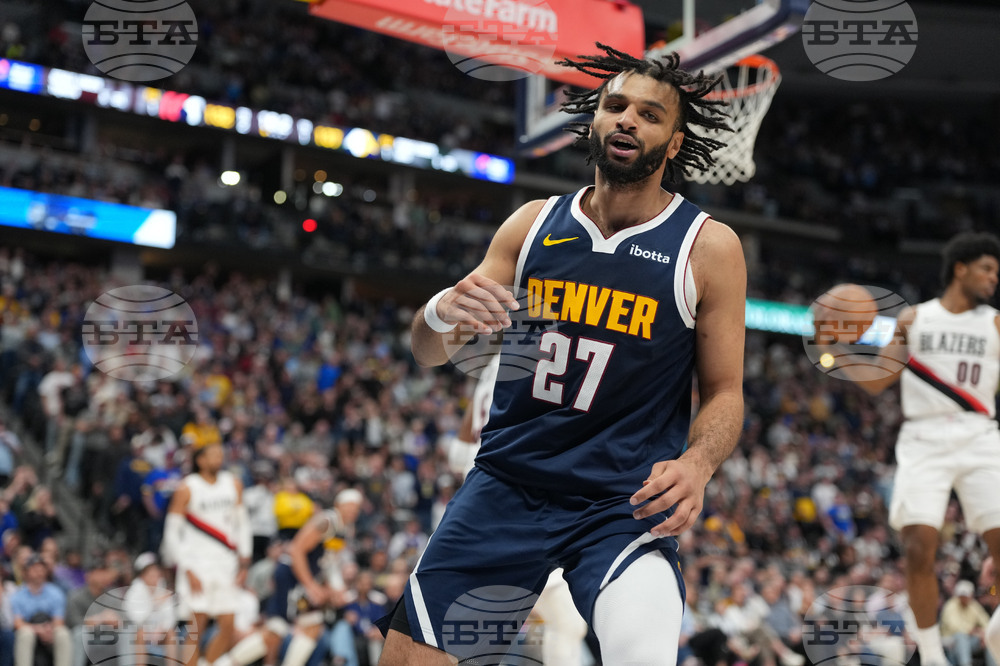 Trail Blazers Nuggets Basketball