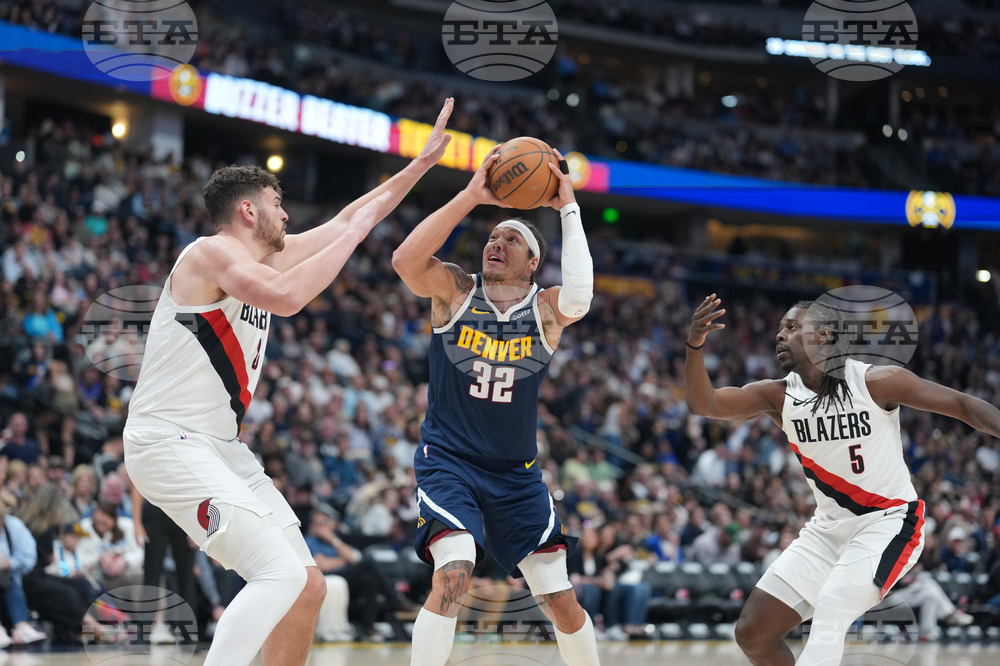 Trail Blazers Nuggets Basketball