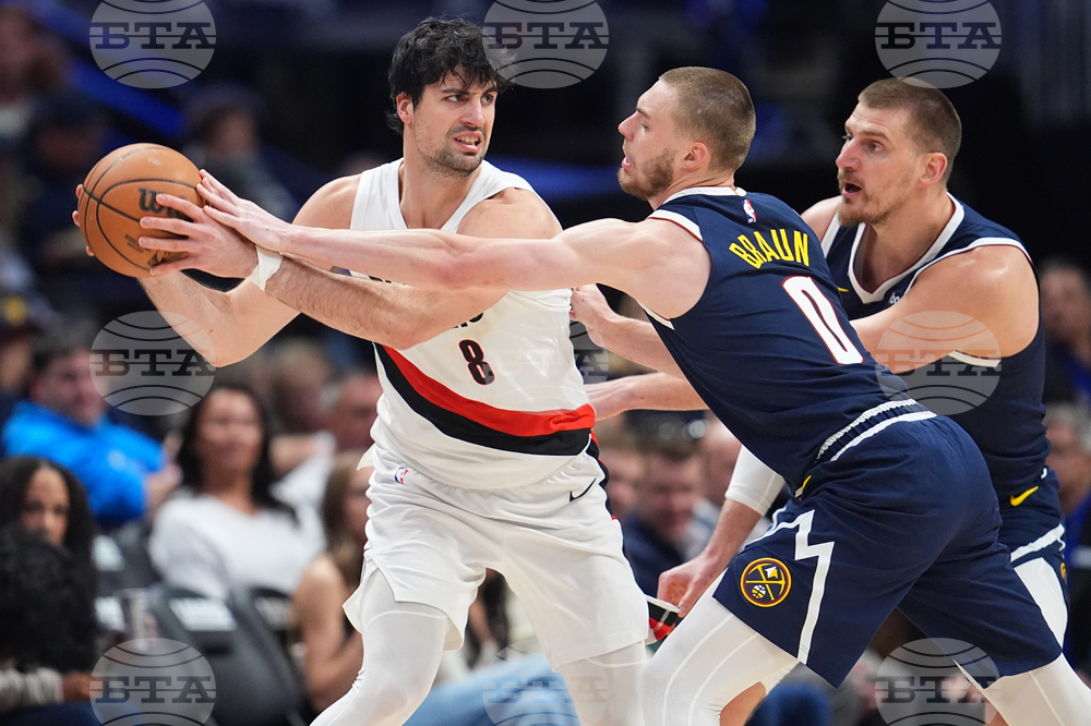 Trail Blazers Nuggets Basketball