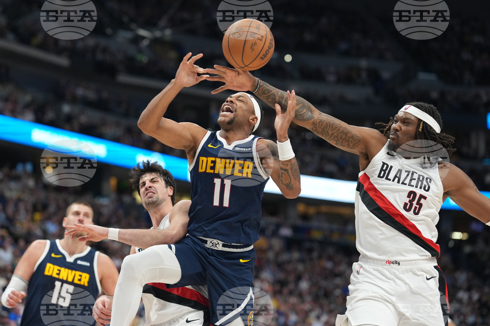 Trail Blazers Nuggets Basketball