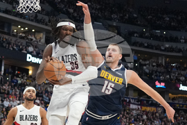 Trail Blazers Nuggets Basketball