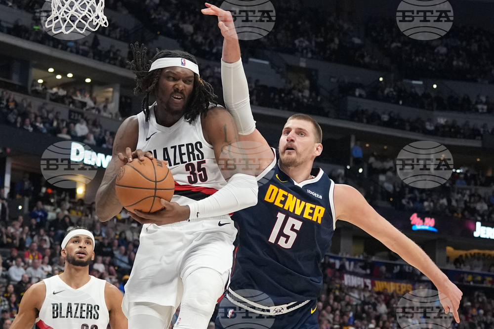 Trail Blazers Nuggets Basketball