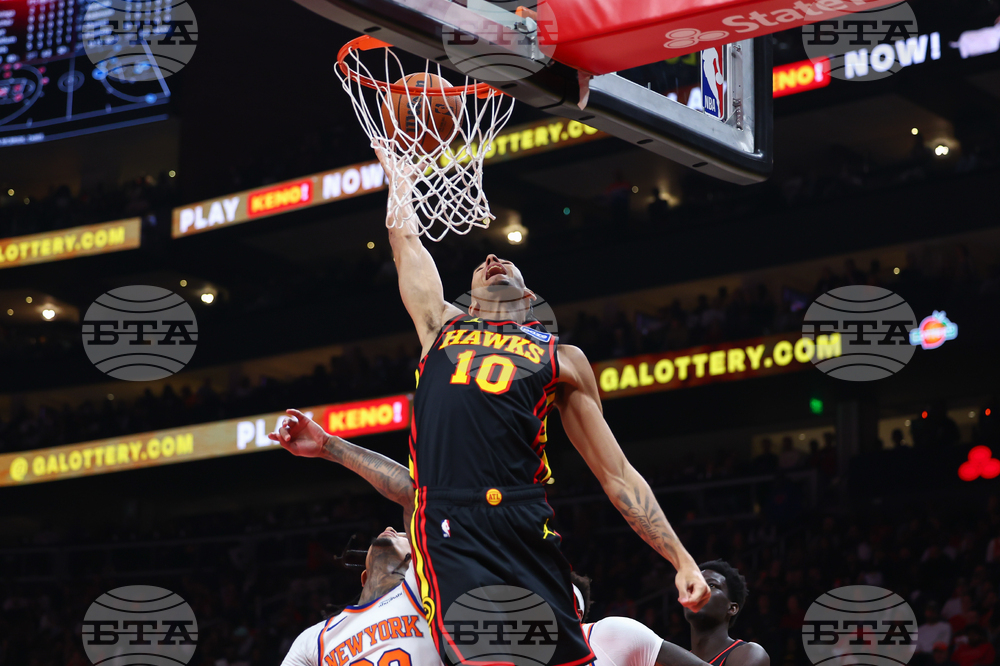 Knicks Hawks Basketball