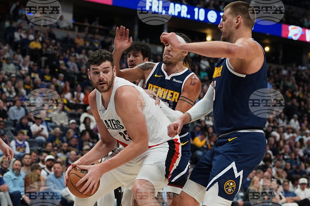 Trail Blazers Nuggets Basketball