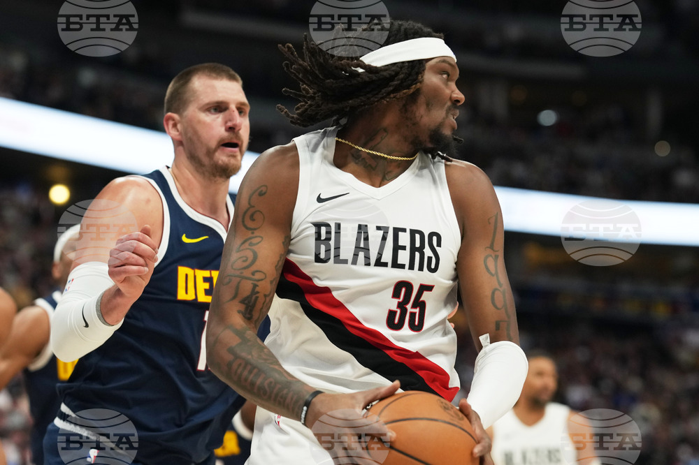Trail Blazers Nuggets Basketball