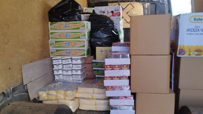 БАБХ иззе половин тон млечни продукти в Хасковско