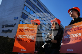 Britain Doctors Strike